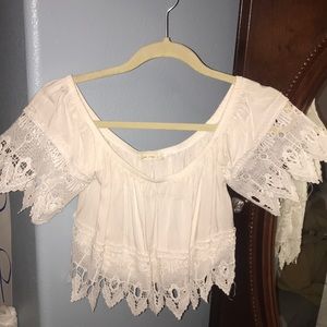boho white shirt sleeve